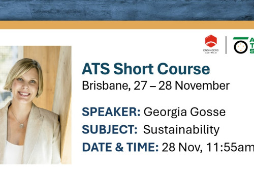 ATS Short Course speaker line up – Spotlight on: Georgia Gosse